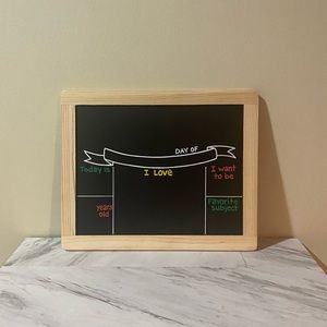First/Last Day of School Chalkboard